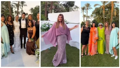 رانيا فريد شوقي تشارك صورًا عائلية من حفل زفاف حفيدتها منى