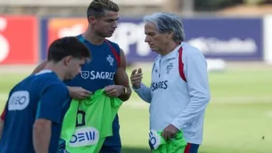 رونالدو وجيسوس يتجاوزان الخلافات قبل مواجهة الدنمارك.. ما الذي حدث في معسكر البرتغال؟ 2 رونالدو وجيسوس يتجاوزان الخلافات قبل مواجهة الدنمارك.. ما الذي حدث في معسكر البرتغال؟