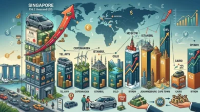 سنغافورة الأغلى عالميًا: مقارنة أسعار السيارات الجديدة في القاهرة والمدن العربية