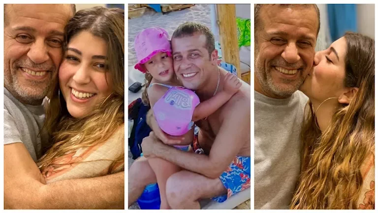 شريف منير يحتفل بعيد ميلاد ابنته فريدة والجمهور يشيد بالشبه بينهما