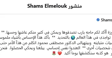 شمس البارودي: "أنا متأكدة أنني عشت في عوالم أخرى قبل هذا العالم"