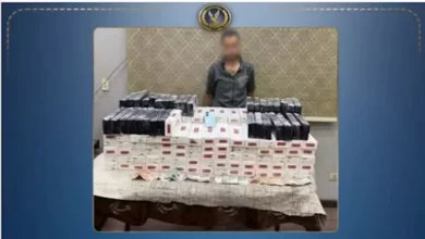 "ضبط 2000 علبة سجائر مهربة ومجهولة المصدر خلال عملية مداهمة لتاجر في الإسماعيلية بمدينة بدر" 5 "ضبط 2000 علبة سجائر مهربة ومجهولة المصدر خلال عملية مداهمة لتاجر في الإسماعيلية بمدينة بدر"