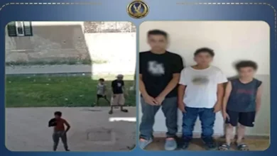 ضبط 3 طلاب بتهمة الاعتداء على سيدة ورشق منزلها بالحجارة في أكتوبر