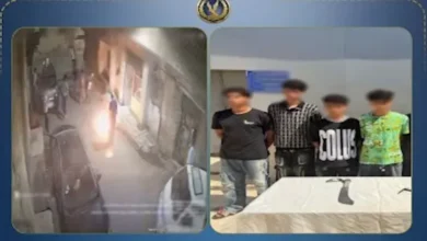 "ضبط 4 أشخاص هددوا أسرة بالأسلحة وألقوا مولوتوف في البساتين بسبب رفض خطوبة"