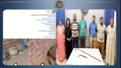 ضبط 5 أشخاص في مشاجرة بجزيرة الحجاة في بني سويف نتيجة خلافات جيرة