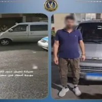 ضبط سائق ترك سيارته في ممر عبور الأطفال أمام مدرسة في مطروح