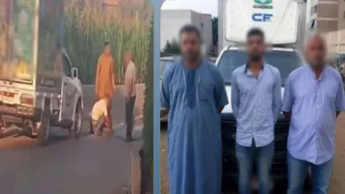 ضبط سائق ومرافقين له بتهمة إتلاف مطب صناعي والسير عكس الاتجاه في المنوفية