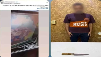 "ضبط عامل اعتدى على مقاول بسلاح أبيض في البحيرة بسبب خلافات الجيرة"