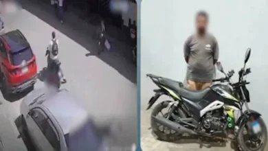 ضبط قائد دراجة نارية بعد صدمه سيدة في الجيزة أثناء هروبه
