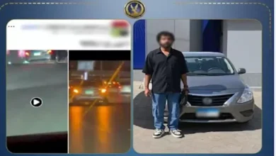 ضبط قائد سيارة ملاكي في القاهرة بعد تنفيذ حركات استعراضية خطرة