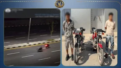 ضبط قائدي دراجتين ناريتين بعد استعراض خطير في مدينة نصر