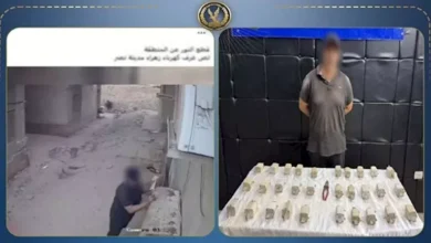 ضبط متهم بسرقة 30 مصهرًا من أسلاك كهرباء في مدينة نصر 2 ضبط متهم بسرقة 30 مصهرًا من أسلاك كهرباء في مدينة نصر