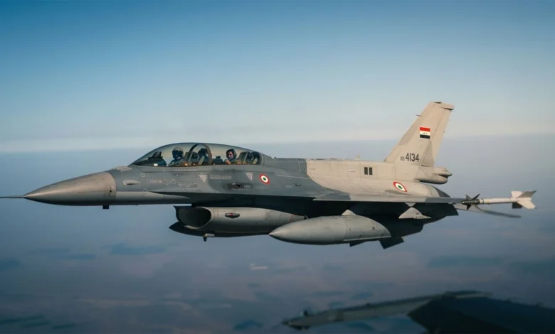 طائرات F16 العراقية تدمر مضافة لداعش في ديالى