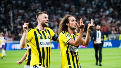 عقوبات صارمة من اليويفا على جندوزي وجرينوود بعد أحداث الشغب أمام ليون