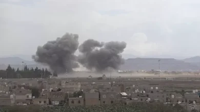 غارات جوية تستهدف مواقع الحوثيين غرب تعز في اليمن