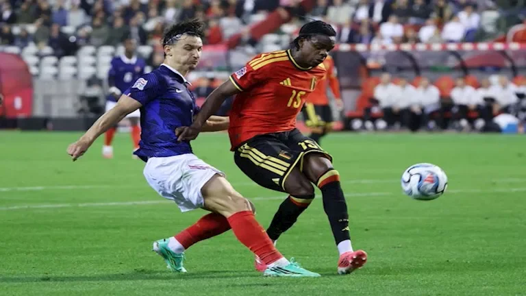 "فرنسا تتغلب على بلجيكا في دوري الأمم الأوروبية بأهداف أوليز"