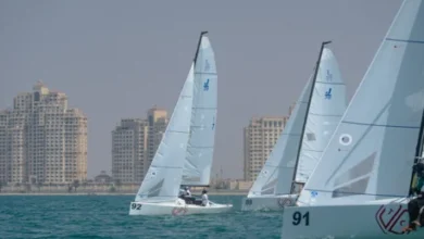 فوز فريق "تينزور" بالمرحلة الأولى من كأس الشرق الأوسط لقوارب "J/70"