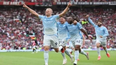 في ديربي مثير، مانشستر سيتي يحقق انتصاراً على مانشستر يونايتد بهدف نظيف (فيديو)