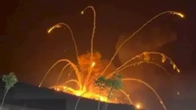 قصف جوي يستهدف مستودع ذخيرة في منطقة العيس بريف حلب