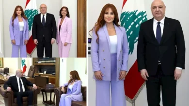 كارول سماحة تشارك صور لقائها برئيس الجمهورية اللبناني وزوجته