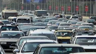 كثافات مرورية مرتفعة على طرق ومحاور القاهرة والجيزة اليوم
