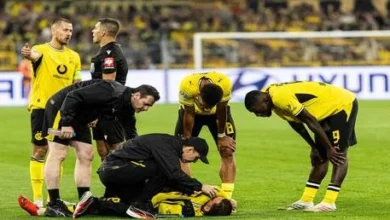 لحظات مثيرة للقلق في دوري الأبطال: سقوط كاريتساس ونقله إلى المستشفى
