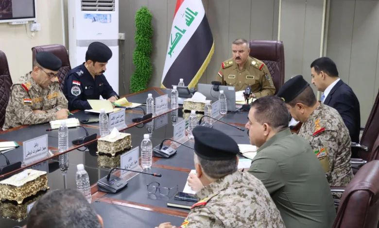 مدير مكتب القائد العام يترأس اجتماعاً لبحث الملف الأمني في نينوى
