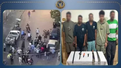 مشاجرة بالأسلحة البيضاء بين 6 أشخاص في الإسماعيلية والداخلية توضح التفاصيل