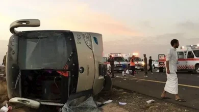 مصر: وفاة 3 معتمرين وإصابة آخرين بحادث أتوبيس في مكة المكرمة