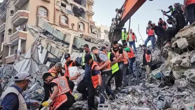 مصرع 20 شخصاً بينهم 8 أطفال جراء انهيار مبنى في غزة