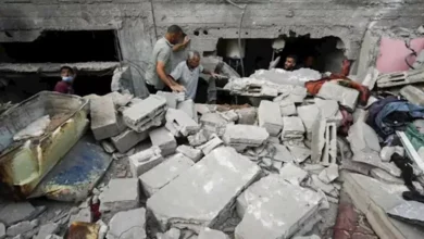 مصرع 6 وإصابة 15 جراء انهيار مبنى في غزة بينهم أطفال