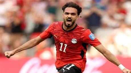 مصطفى زيكو يحرز الهدف الأول لمصر في مواجهة جنوب السودان