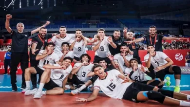 منتخب مصر للطائرة يحقق الفوز على جامبيا في افتتاح بطولة أفريقيا بتونس