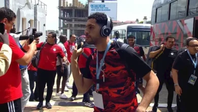 منتخب مصر يصل ملعب جوبا استعدادًا لمواجهة جنوب السودان