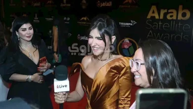مي عمر وروجينا تتألقان في مهرجان الفضائيات العربية بإطلالة ملكية