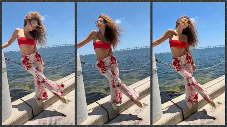 ميريام فارس تتألق بإطلالة ساحرة على شاطئ البحر