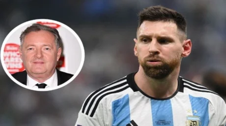 ميسي يعلن اعتزاله، وبيرس مورغان يستغل الفرصة لتأكيد تفوق رونالدو