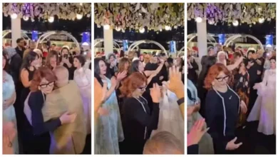 نبيلة عبيد تتألق برقصها في حفل زفاف شقيق مدير أعمالها - صور وفيديو