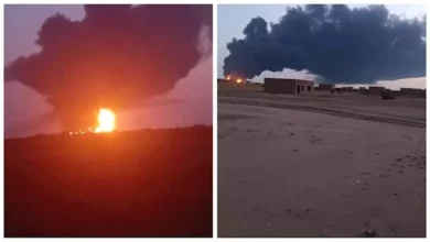هجوم بطائرات مسيّرة يستهدف مستودعات بترول شرق ود مدني في السودان