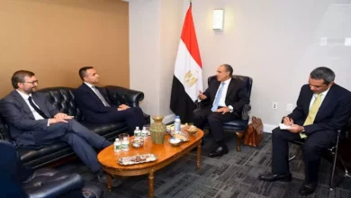 وزير الخارجية يلتقي رئيس شبكة حلول التنمية المستدامة في الأمم المتحدة