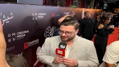 وصول باسم سمرة وميشيل ميلاد إلى العرض الخاص لفيلم شيش دو بالصور