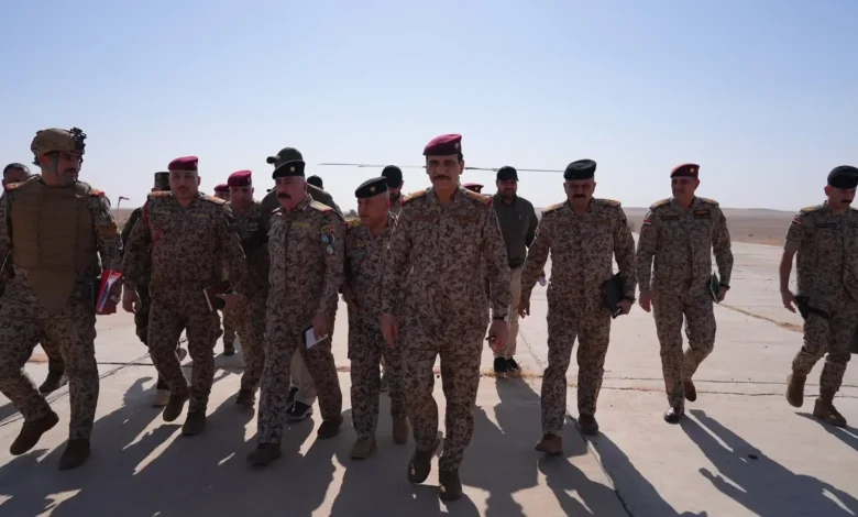 وفد عسكري برئاسة يار الله يصل قاطع عمليات البادية لمتابعة الجاهزية 1 وفد عسكري برئاسة يار الله يصل قاطع عمليات البادية لمتابعة الجاهزية