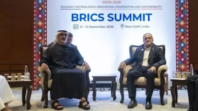 ولي عهد أبوظبي والرئيس الإيراني يلتقيان في الهند: تفاصيل اللقاء