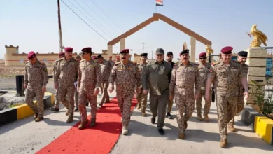 يار الله يصل إلى قاطع عمليات غرب نينوى على رأس وفد عسكري رفيع
