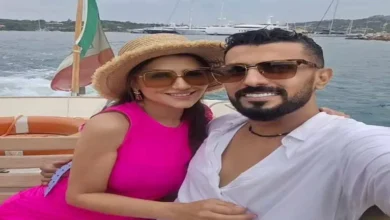 20 صورة رومانسية تجمع مي عمر وزوجها محمد سامي