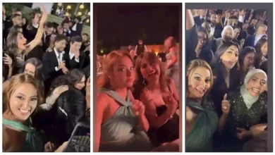 20 صورة لنجوم الفن في زفاف ابنة المخرجة شيرين عادل