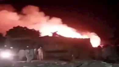 إخماد حريق في مخزن خرطة بالمنطقة الصناعية الثالثة بأكتوبر دون تسجيل إصابات