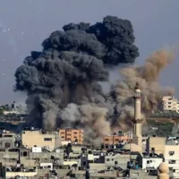 إصابة 4 فلسطينيين جراء قصف إسرائيلي على مدرسة غرب خان يونس