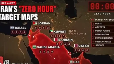 إيران تكشف عن بنك أهدافها الجديد في فيديو يشمل إسرائيل والسعودية