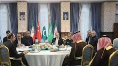 اجتماع رباعي في طهران بمشاركة إيران وباكستان وتركيا والسعودية
